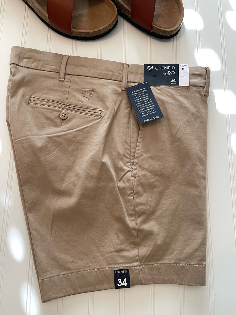 Daniel Cremieux Tan Chino Shorts